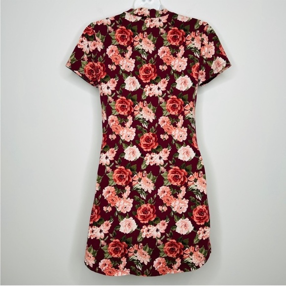 FOREVER 21 Floral Choker Mini Dress - Picture 4 of 6